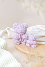 Load image into Gallery viewer, Flower Teddy Bear Candle