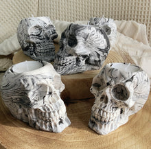 Load image into Gallery viewer, Jesmonite Skull Tea Light holder
