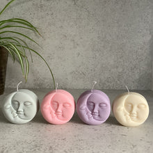 Load image into Gallery viewer, Moon & Sun Candle/ Earth Candle/ Modern Candle/ Candle Giftset / pastel denmark