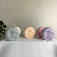 Load image into Gallery viewer, Moon & Sun Candle/ Earth Candle/ Modern Candle/ Candle Giftset / pastel denmark