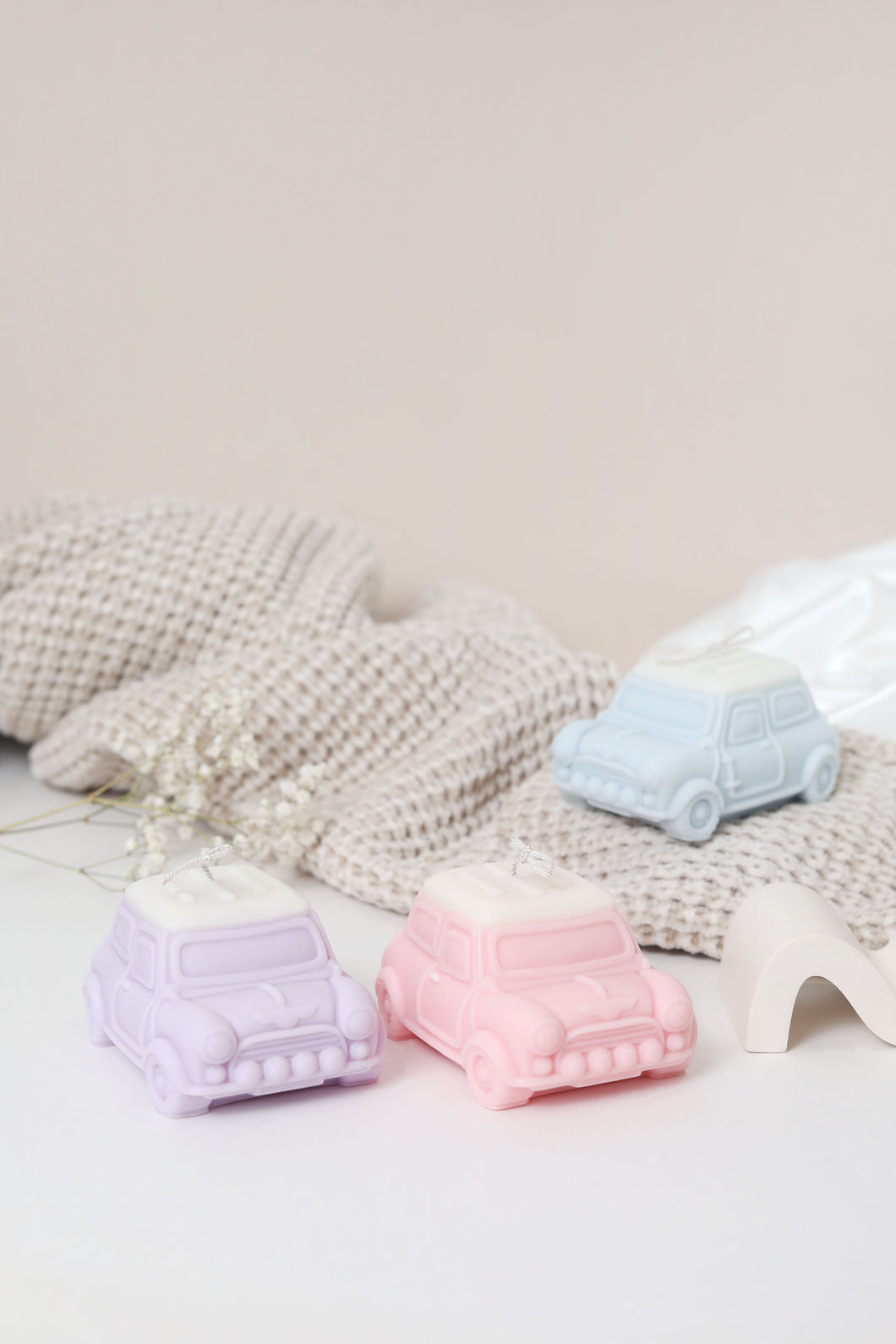Mini Classic Car Candle