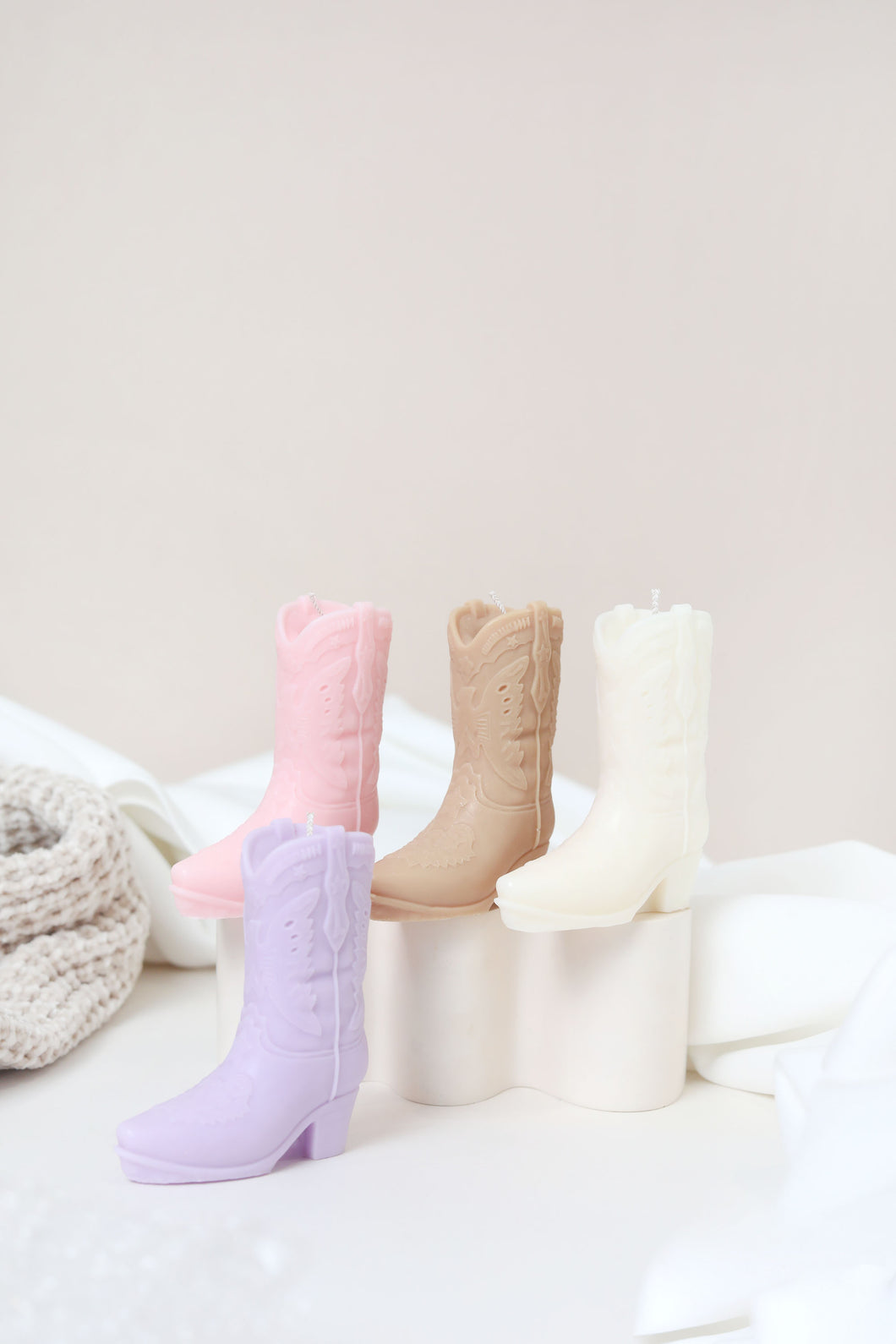Cowboy/Cowgirl Boot Candle – Signature Style, Scented Elegance
