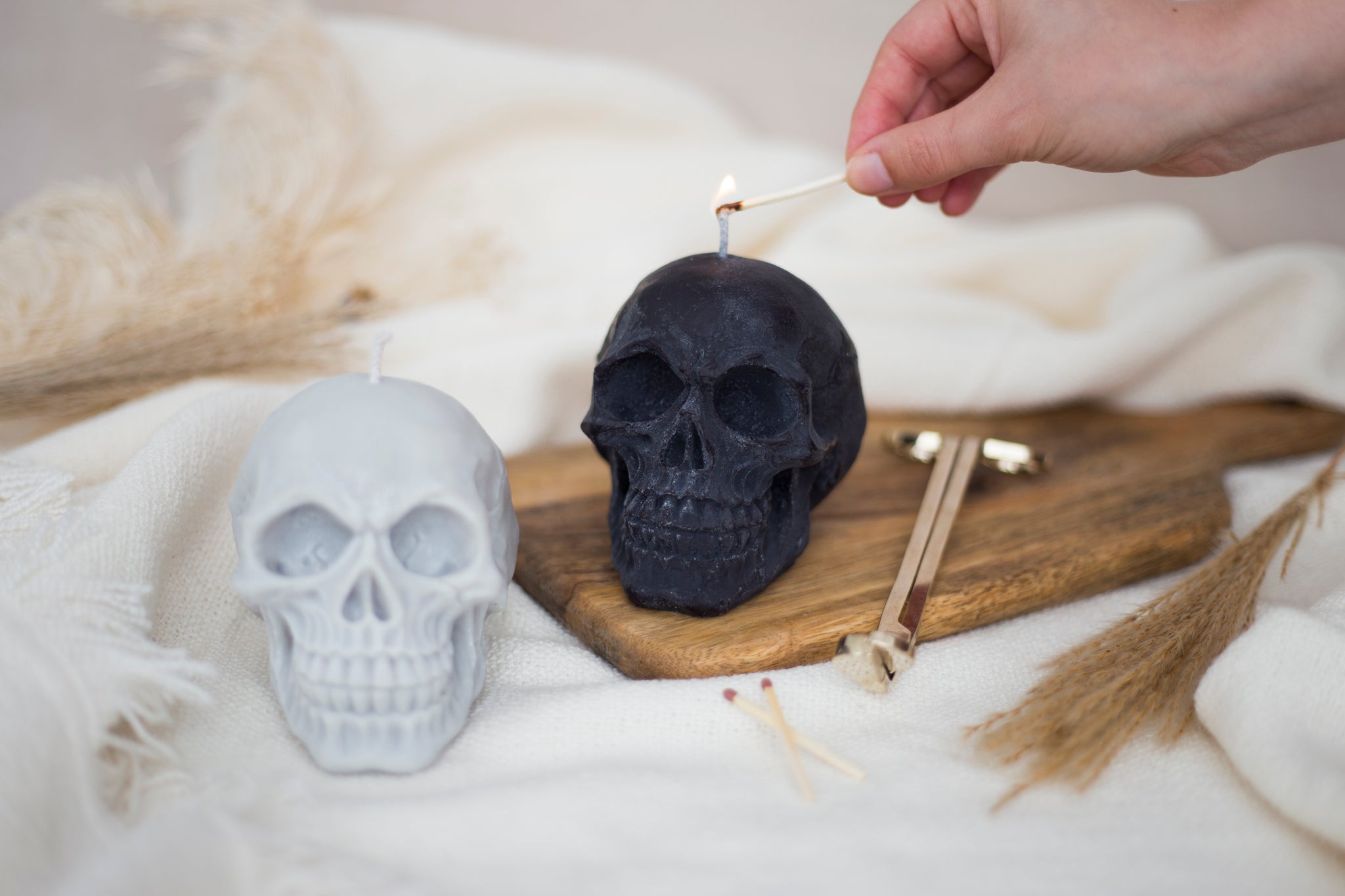 Yorkshire Skull Candles