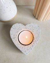 Load image into Gallery viewer, Jesmonite Heart Tealight Holder
