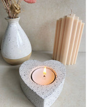 Load image into Gallery viewer, Jesmonite Heart Tealight Holder
